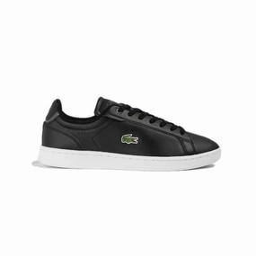 Water Edge White Clean LACOSTE 7-45SMA0110312 CARNABY PRO BL2 MN'S (Medium) Black/White Leather & Synthetic Lifestyle Shoes
