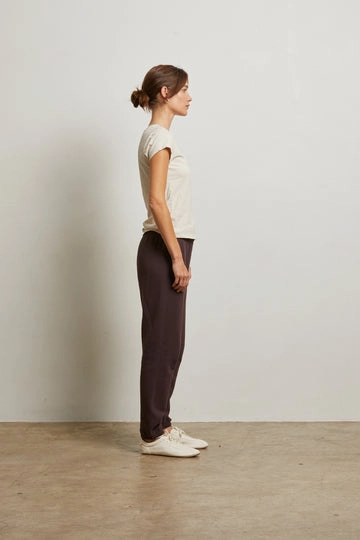 STEVIE FLEECE EASY SWEATPANT Laser Cut Edges