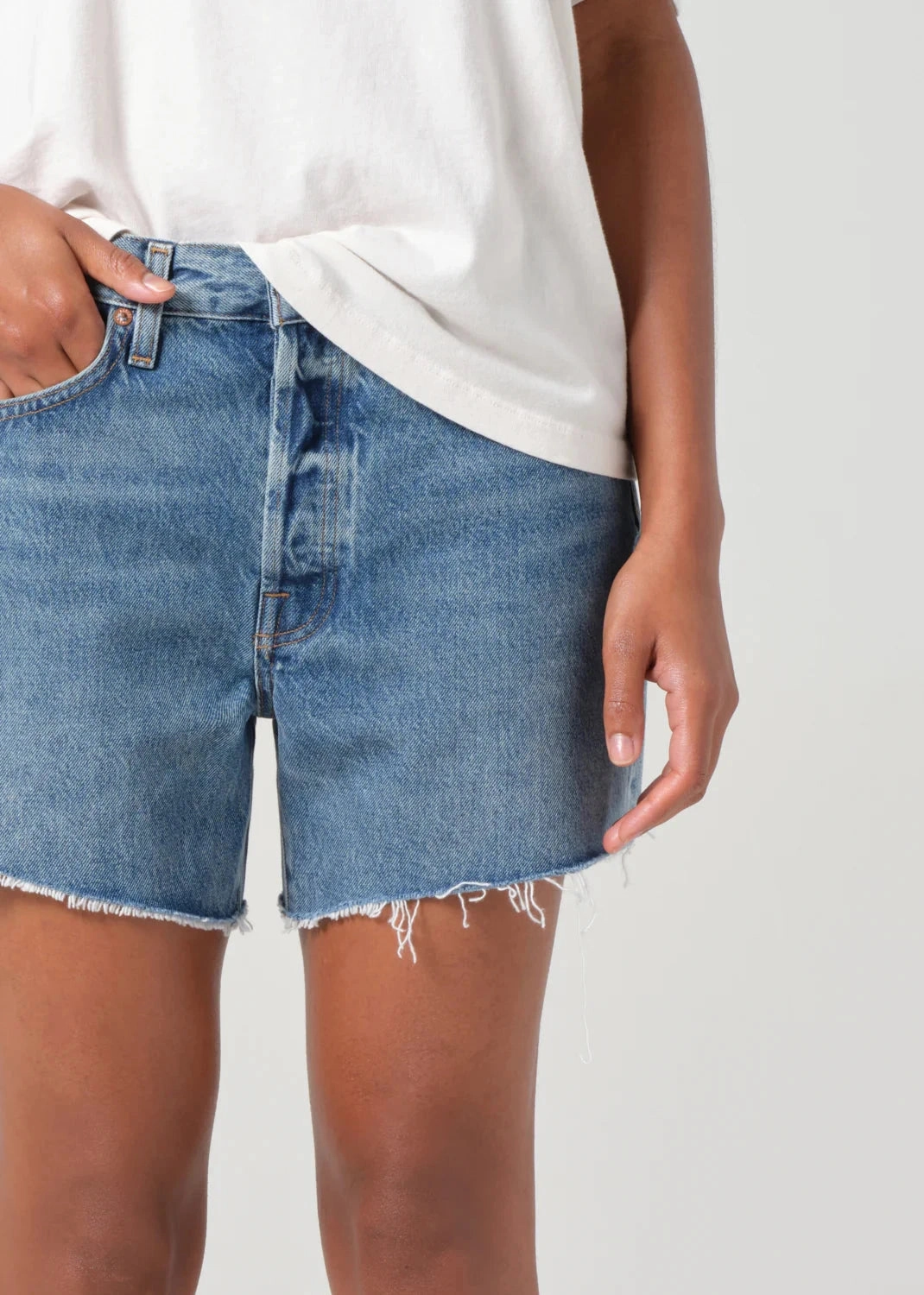 Parker Long Short Ruin Elastic waist outdoor concert style