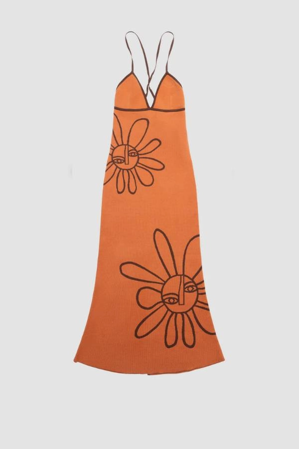 Soleil Knit Midi Dress Jaffa Premium Quality