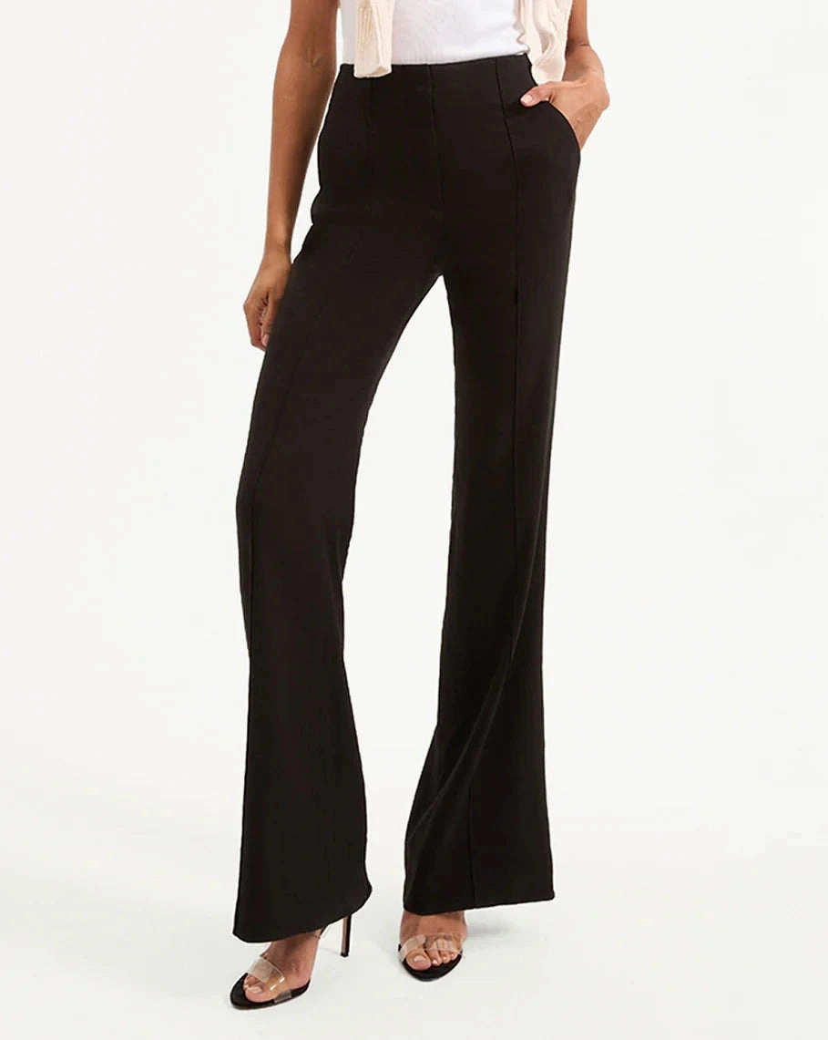 Komi Stretch-Linen Pant Black Active Comfort
