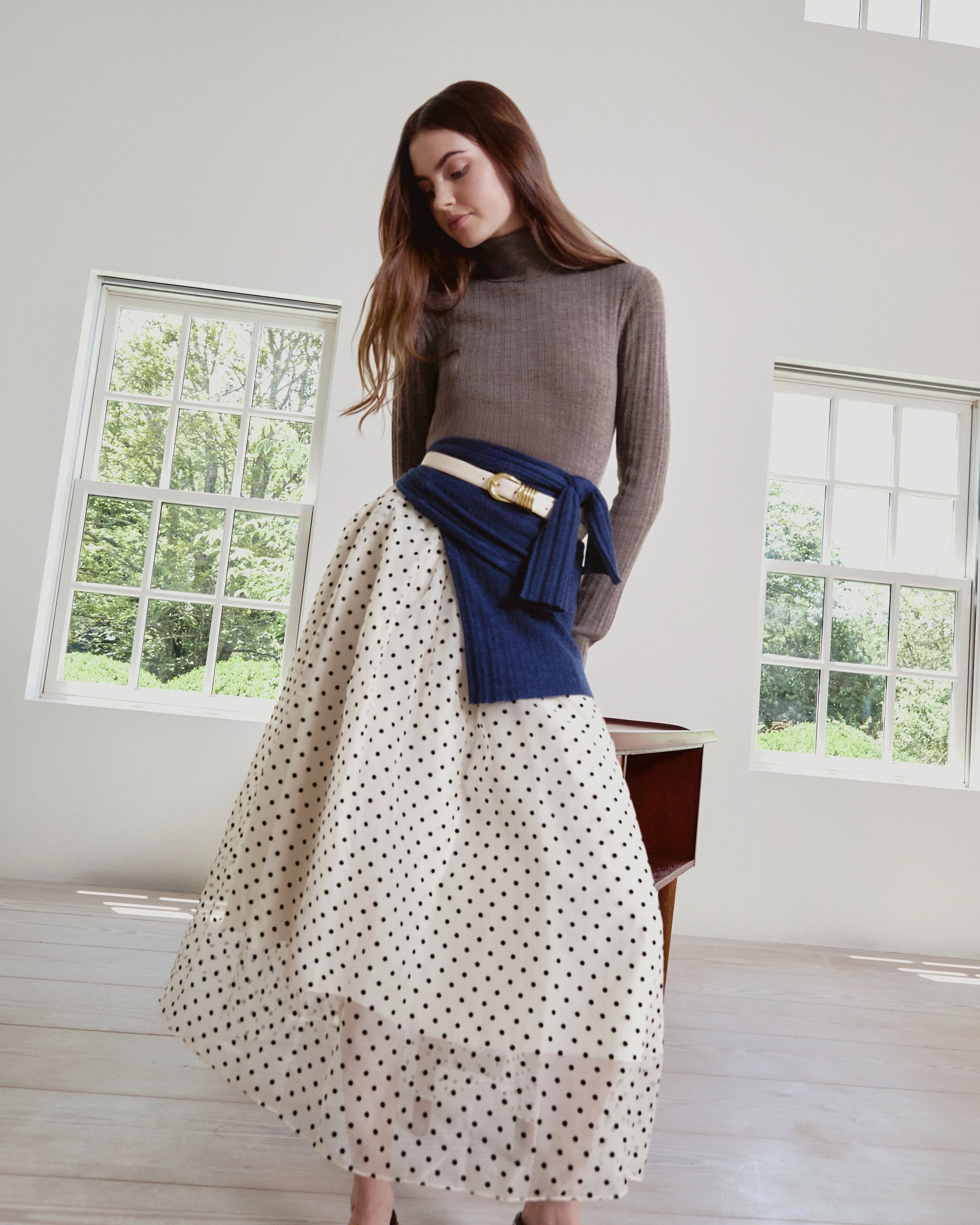 DropShoulderConstruction EasyCareFabric Kayden Turtleneck