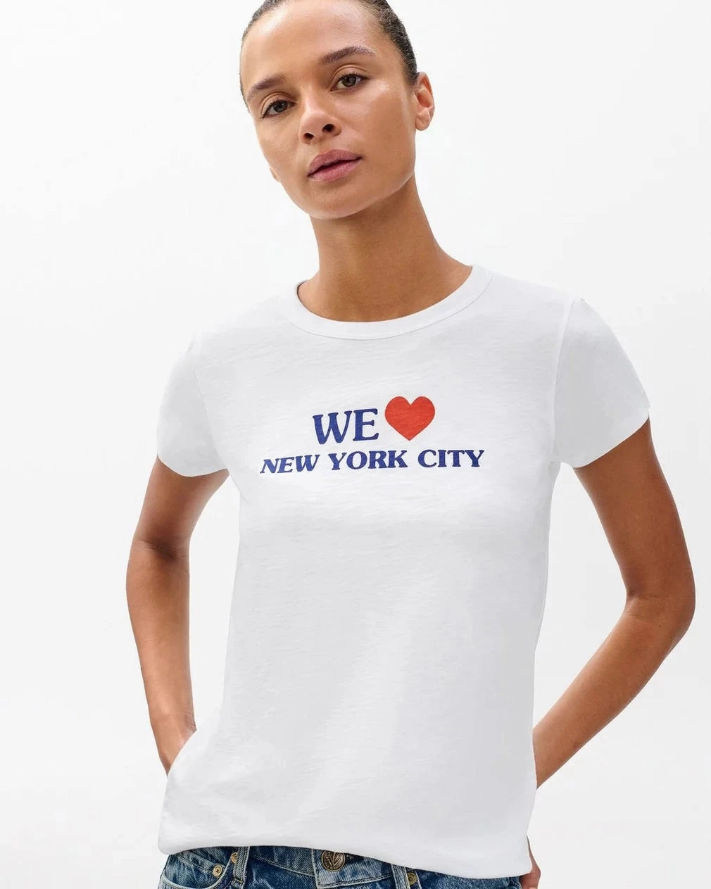 We Heart NYC Tee White Eco Conscious Packaging