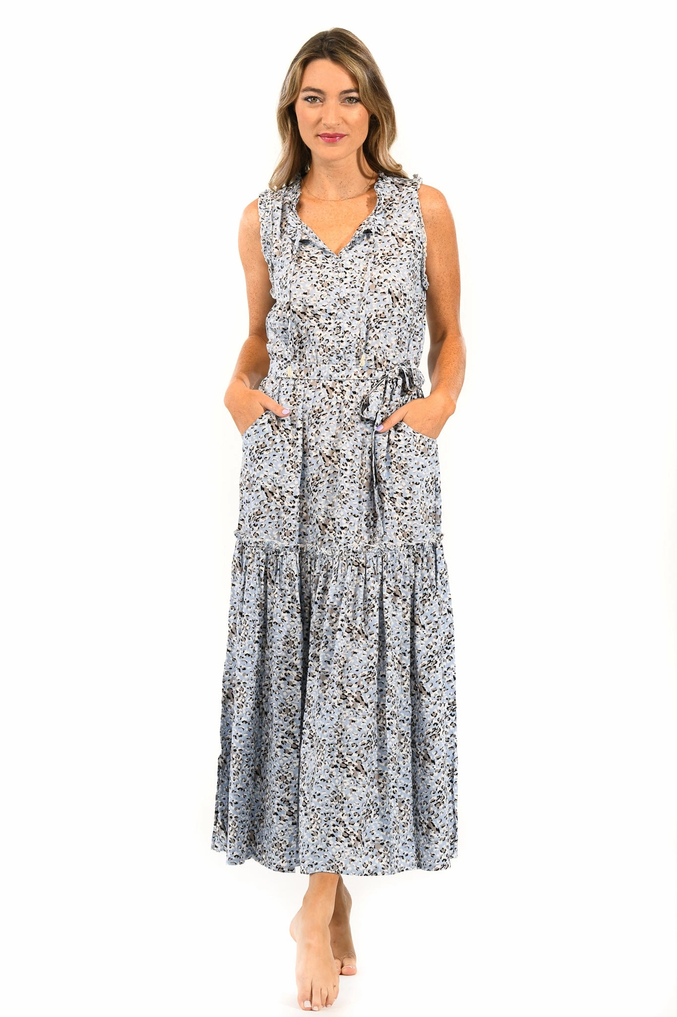 Alexis Dress / Snow Leopard UV-Resistant