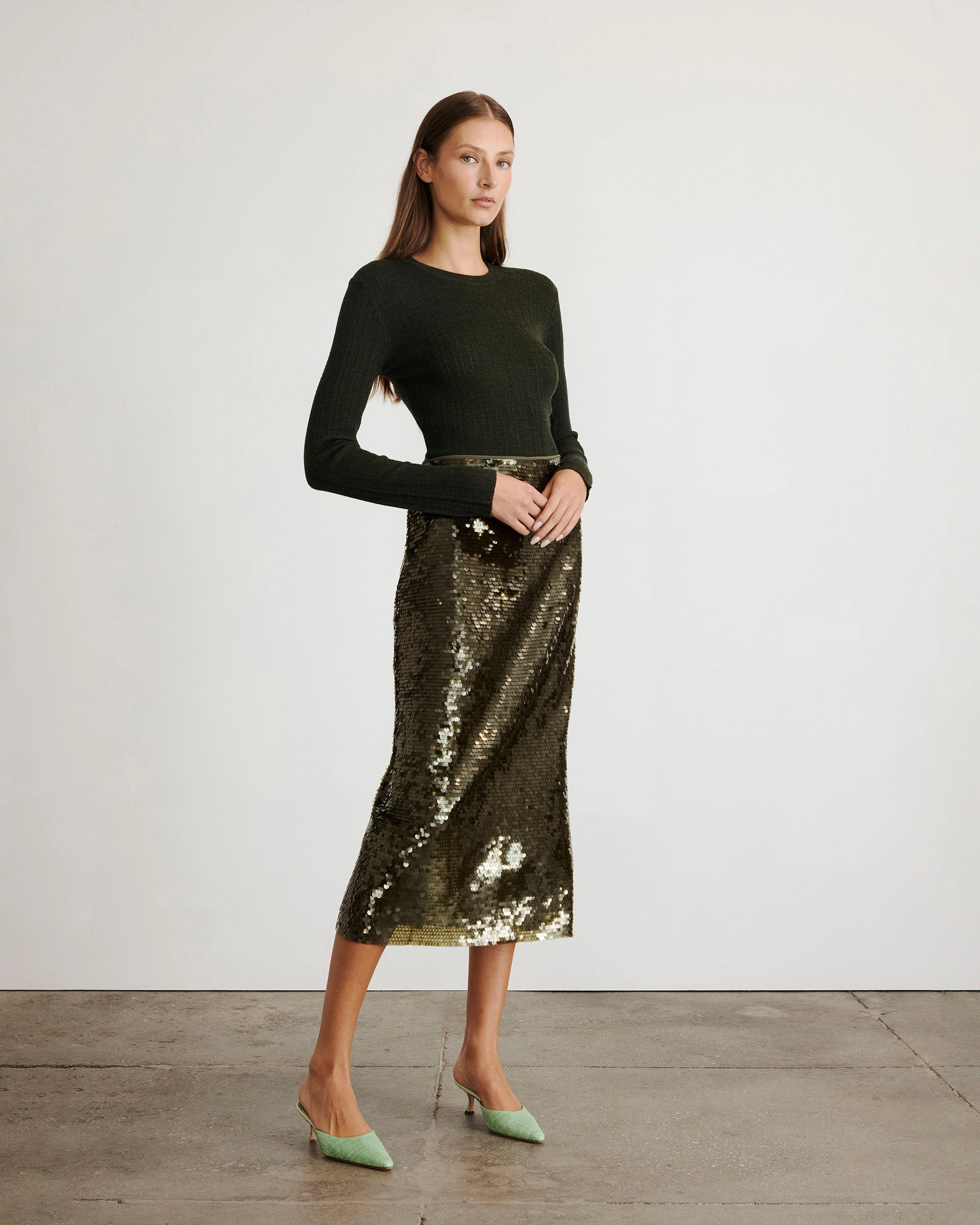 Flat Lock Stitching Kiah Skirt