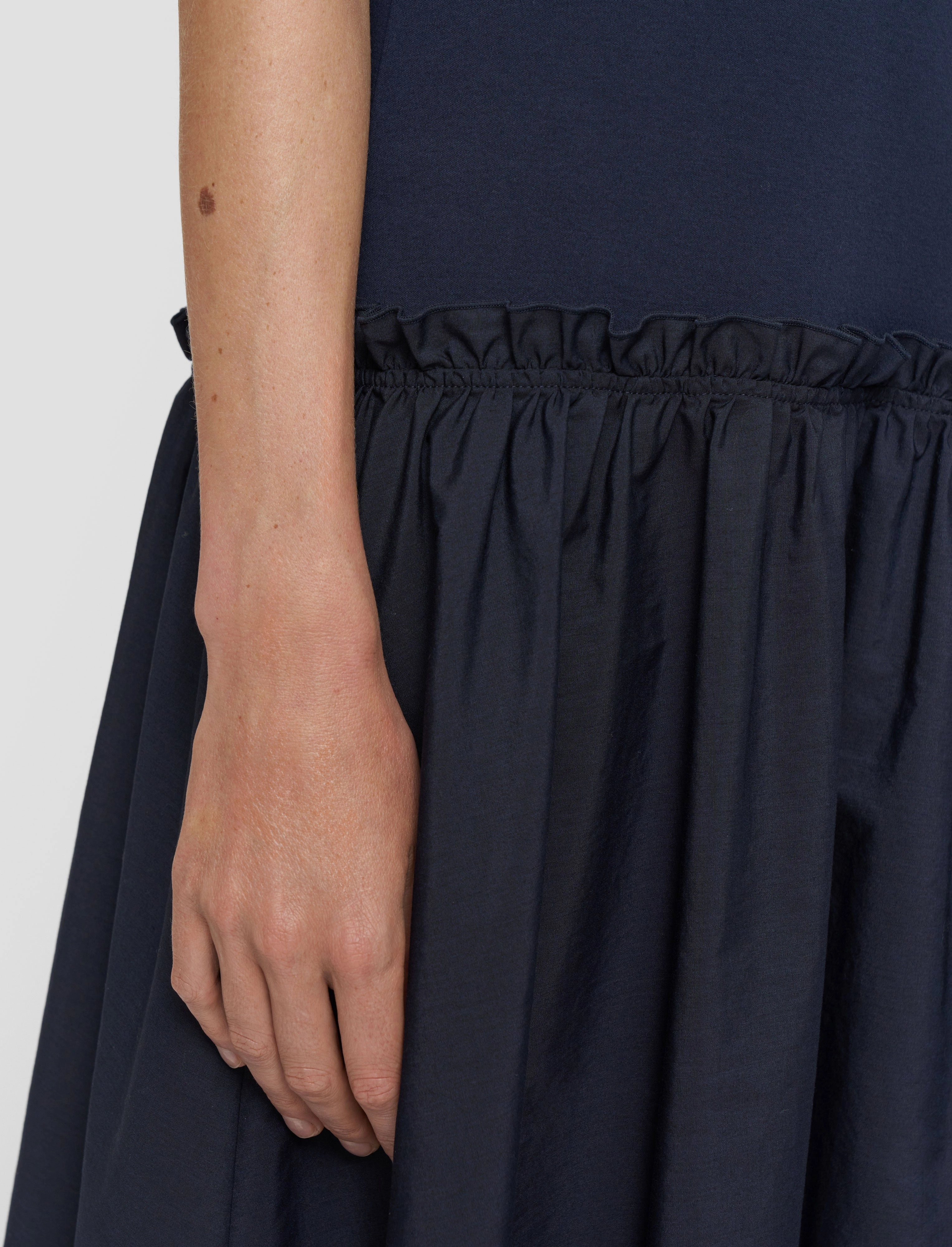 Light Flow Cotton Poplin Jersey Dress