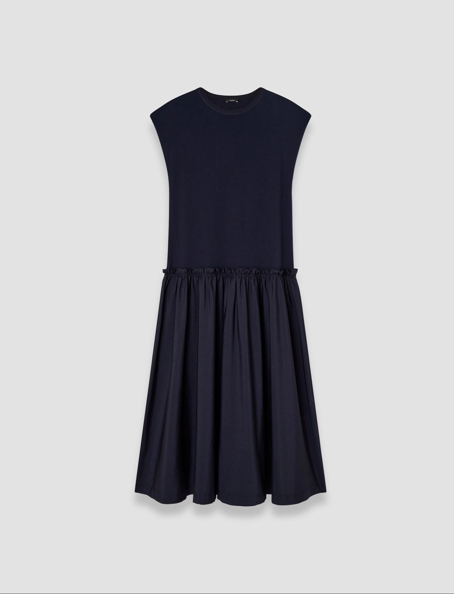 Lightweight-Lining Essential Style Cotton Poplin Jersey Dress