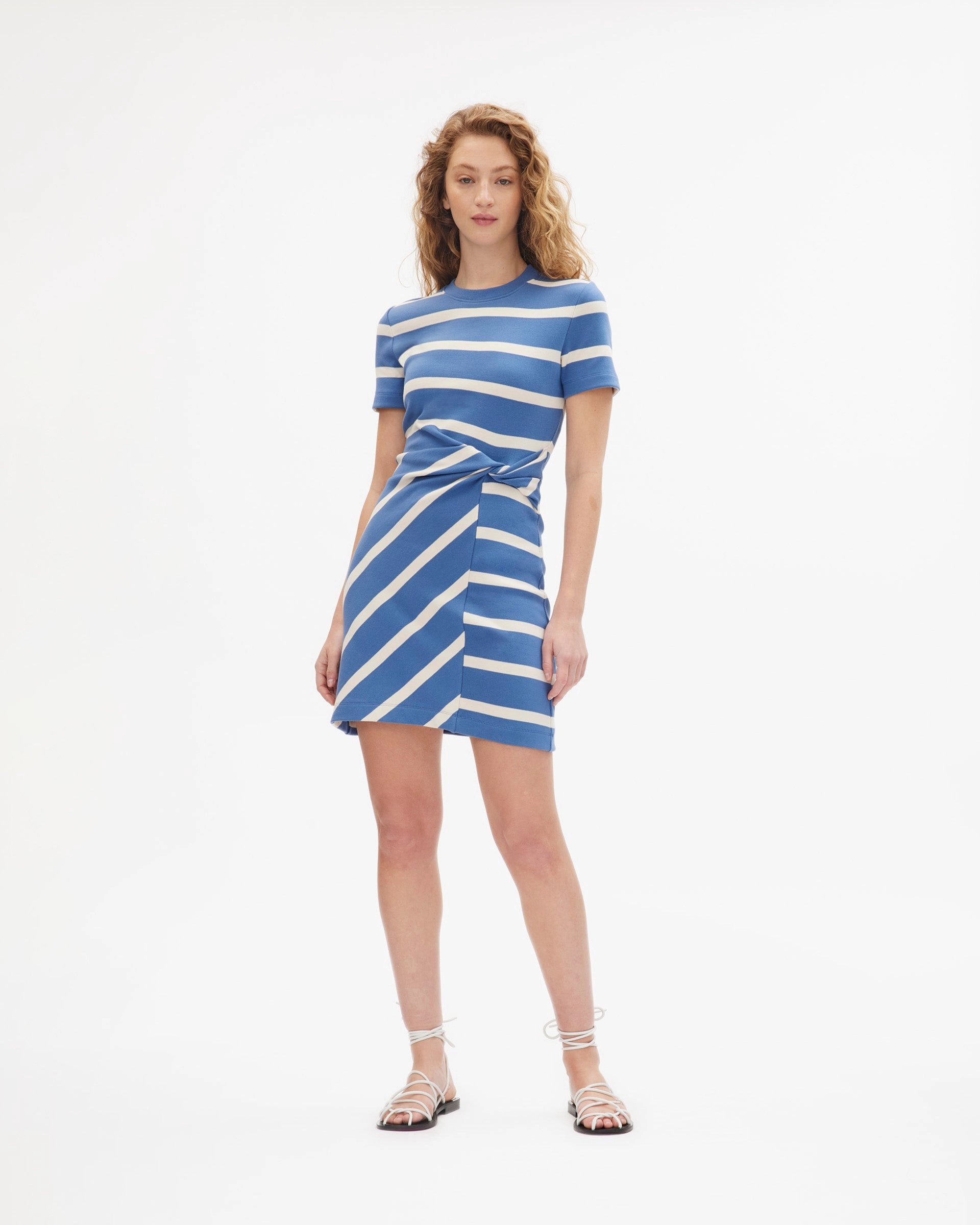 Softly Structured Short Striped Cody Dress