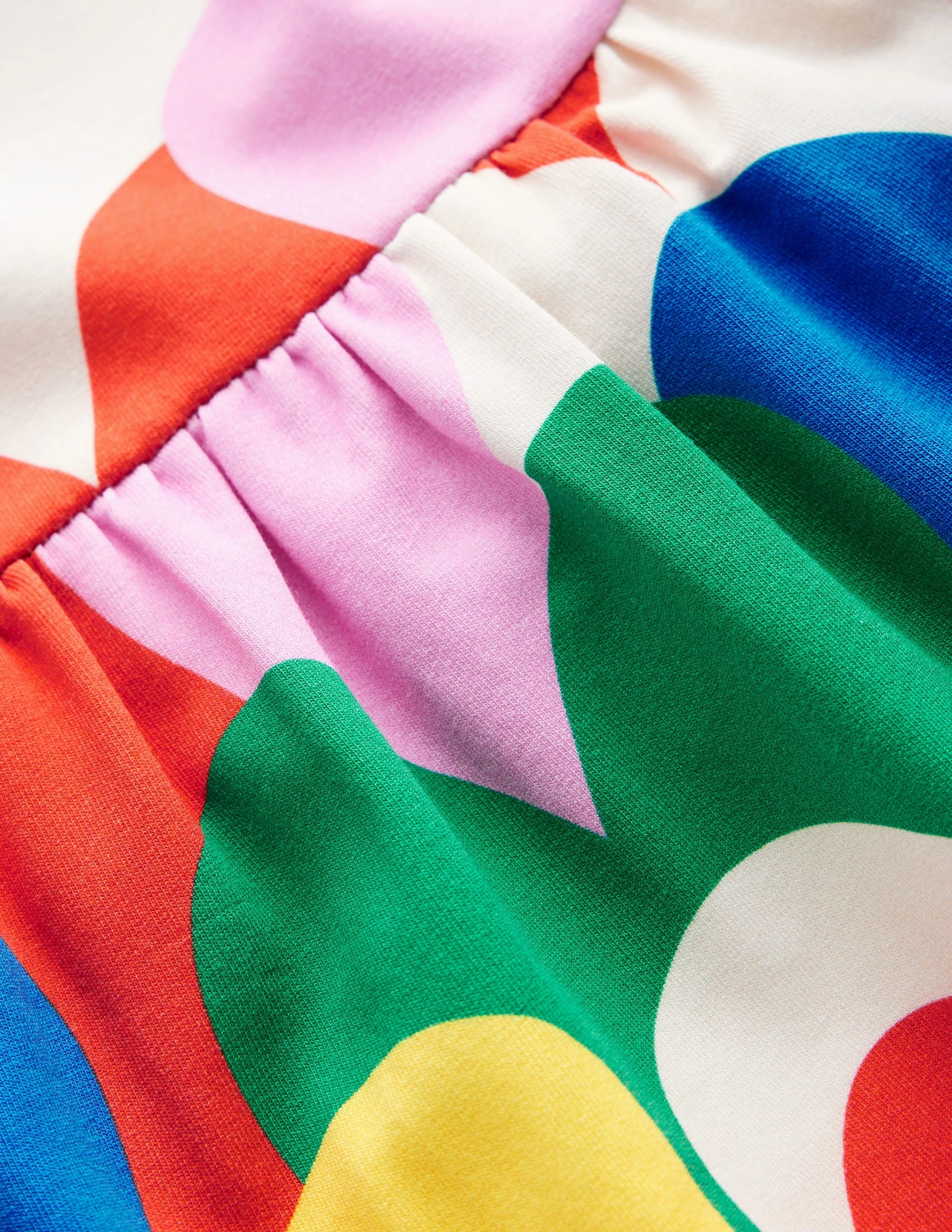 Breathable Style Summer Mood Tiered Sweatshirt Dress-Multi Collage Hearts