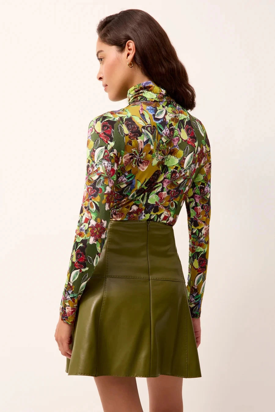 Crawford Skirt Juniper Green Polished Style Fashion Mood