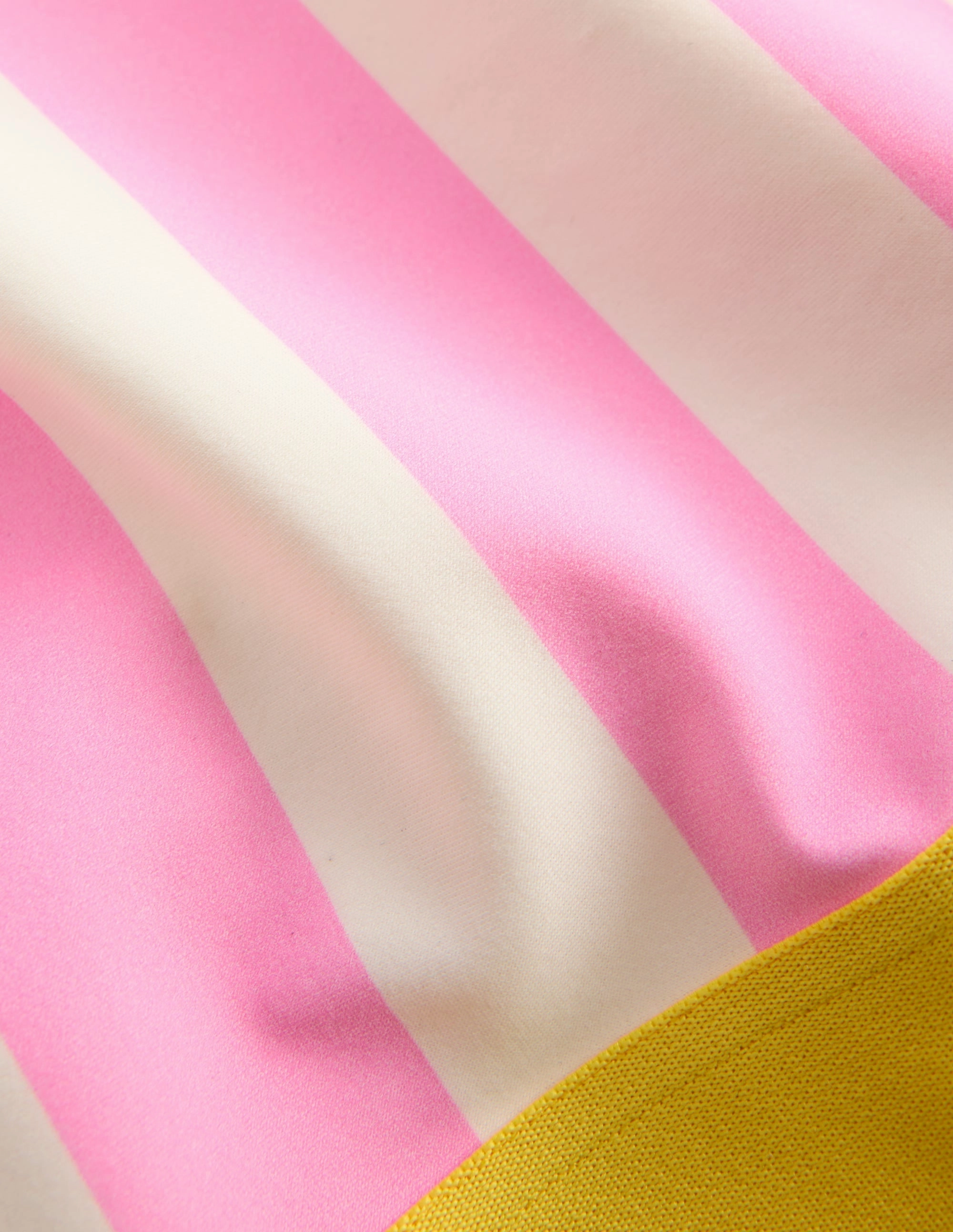 Saltwater proof Cropped Rash Vest Set-Hotchpotch Stripe