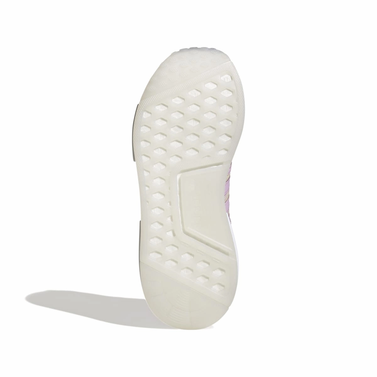 ADIDAS HQ6184 NMD_R1 JR'S (Medium) Lilac/White/Lilac Mesh Running Shoes Slim Form Coastal vibe