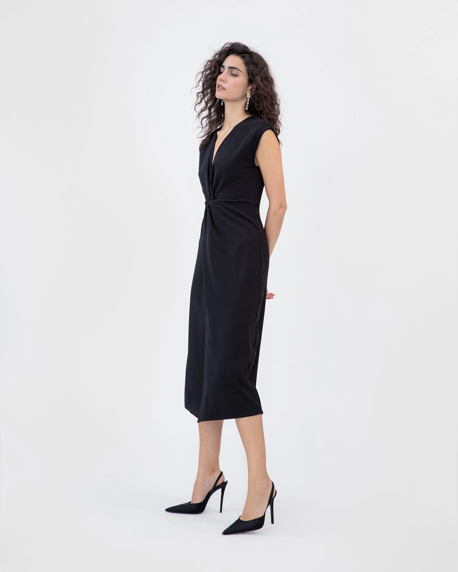 Flattering Fit for All Structured-Shape Damien Dress