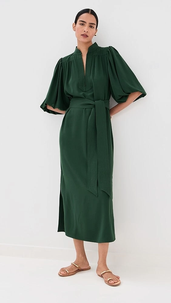 Dani Dress Alpine Green Casual Lines