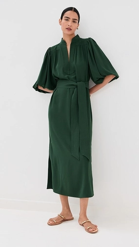 Dani Dress Alpine Green Casual Lines