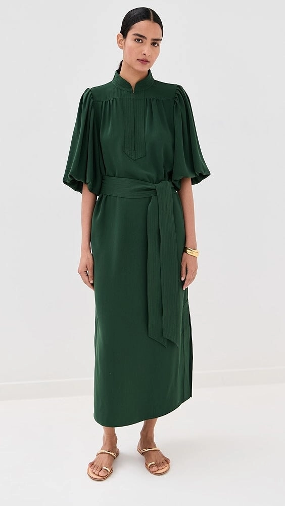 Fresh Motion Visual Balance Dani Dress Alpine Green