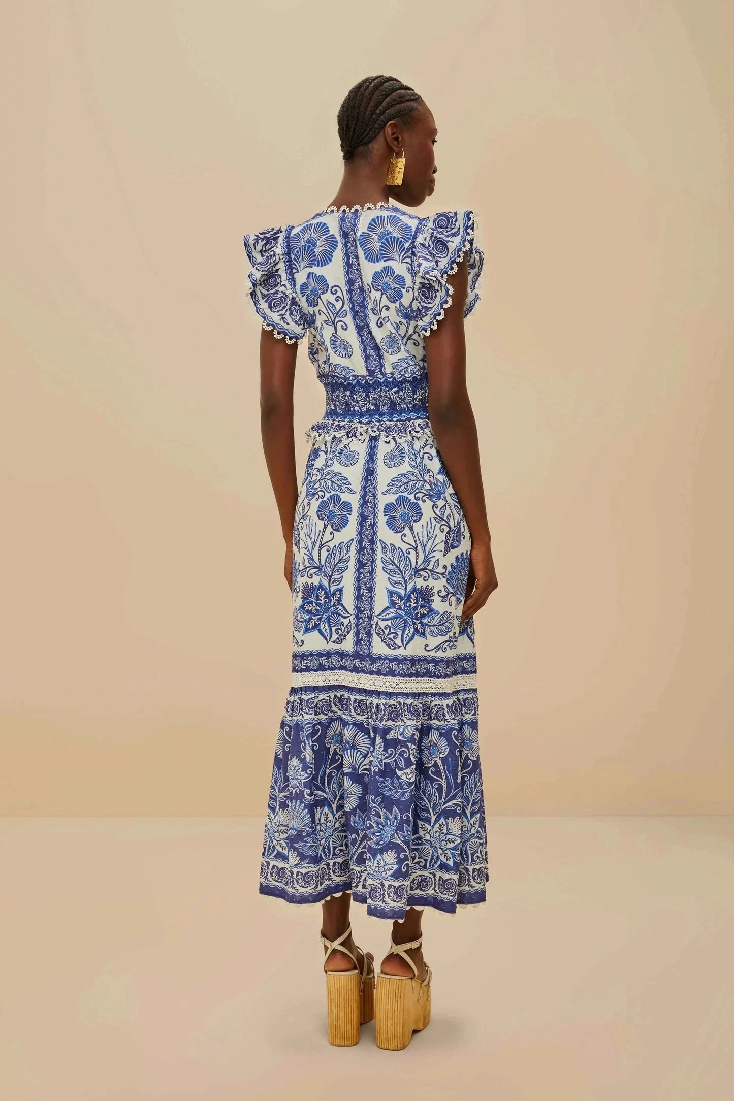 Shell Garden Off-White Maxi Dress Professional Comfort spring fashion