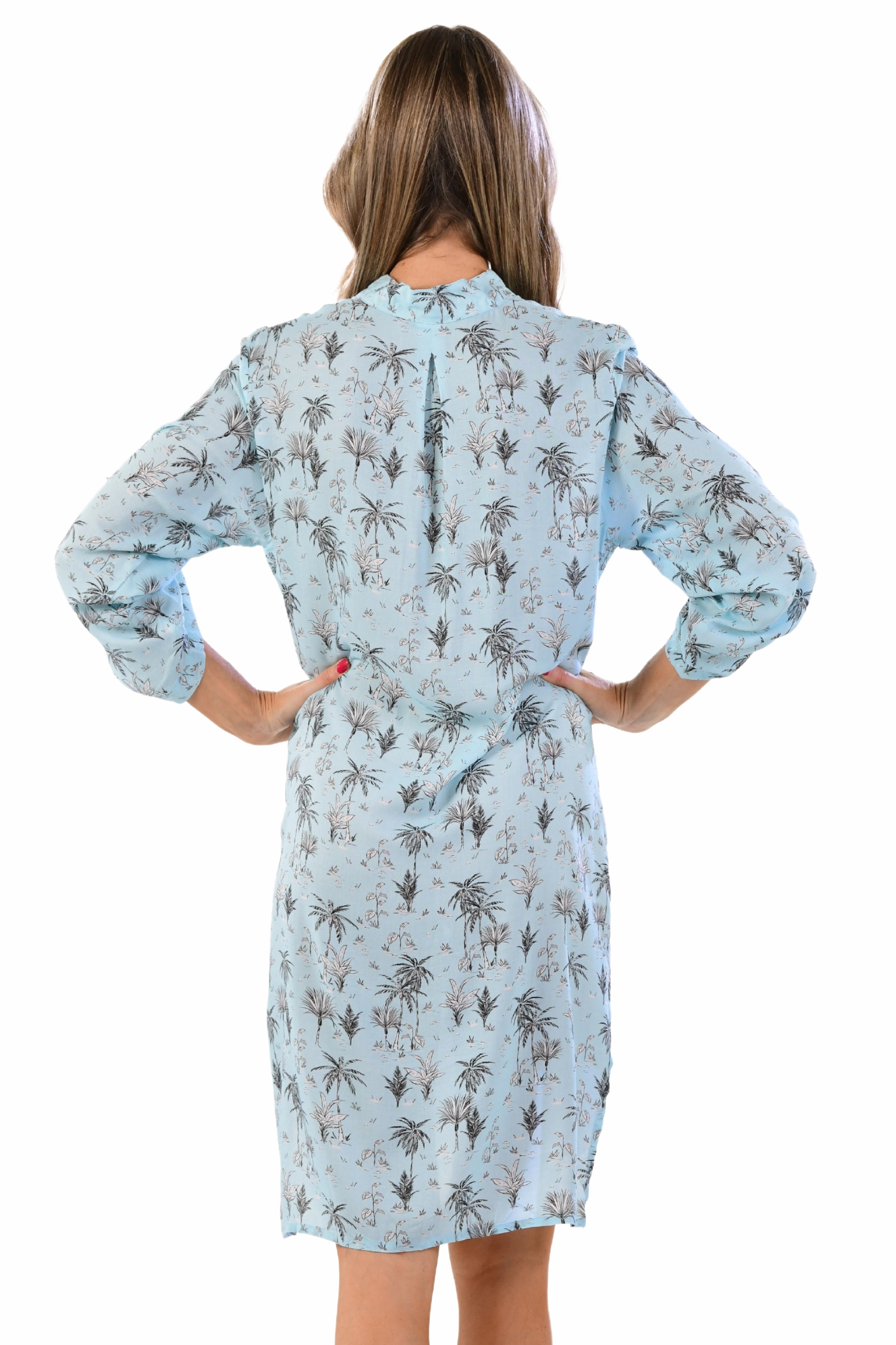 Clean Flow Day Tripper Dress / Blue Jungle