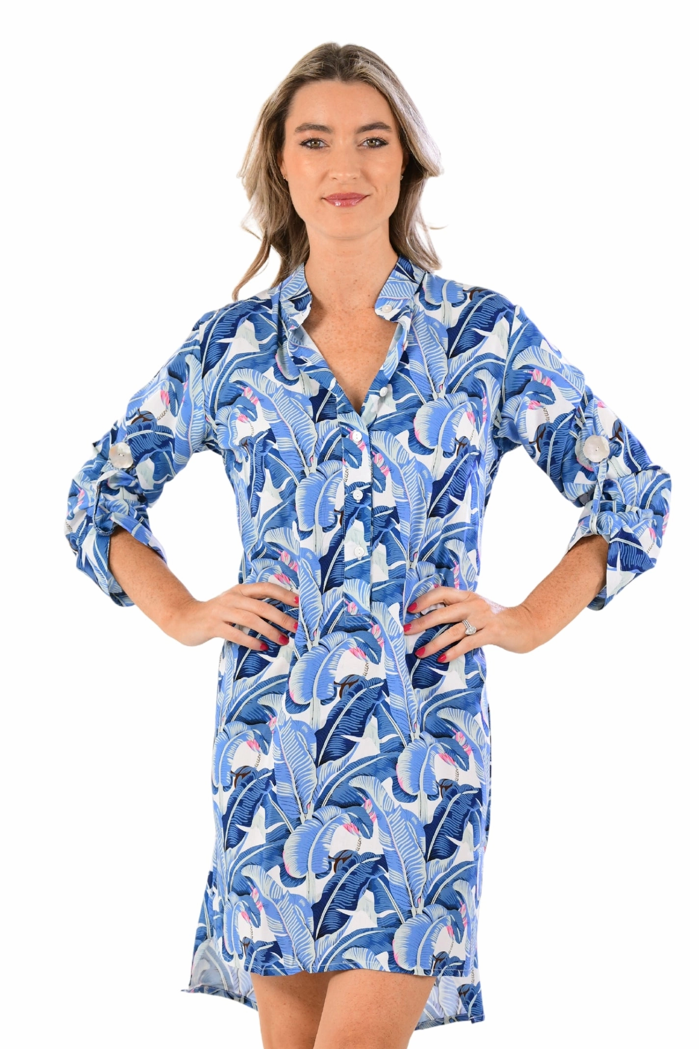 Day Tripper Dress / Cobalt Tropical Effortless Pair