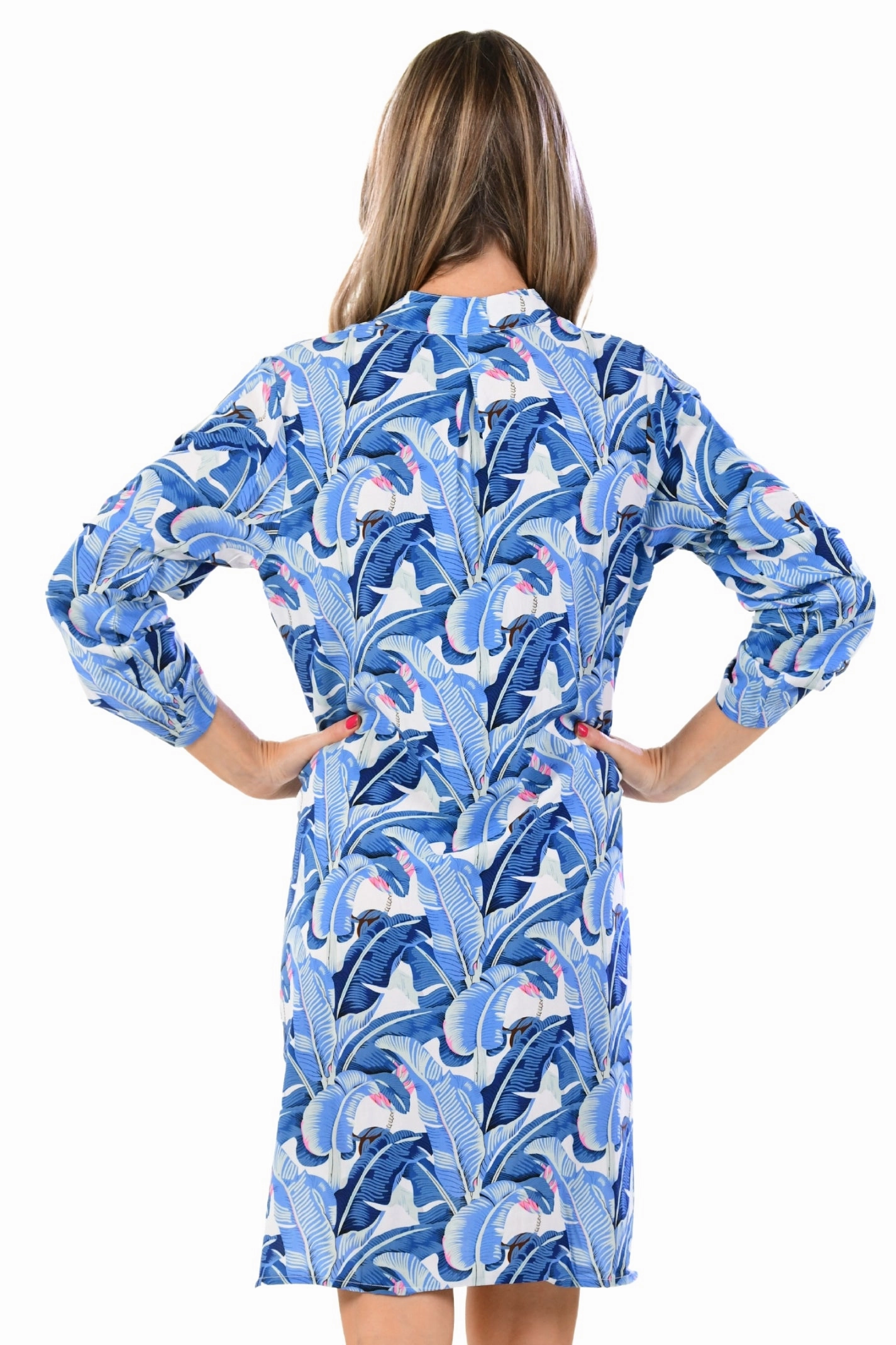 Day Tripper Dress / Cobalt Tropical Weekend Fresh