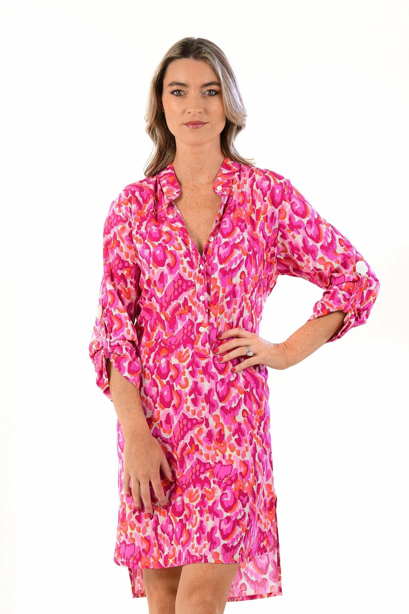 SmoothEdgeFinish Clean Grace Day Tripper Dress / Magenta