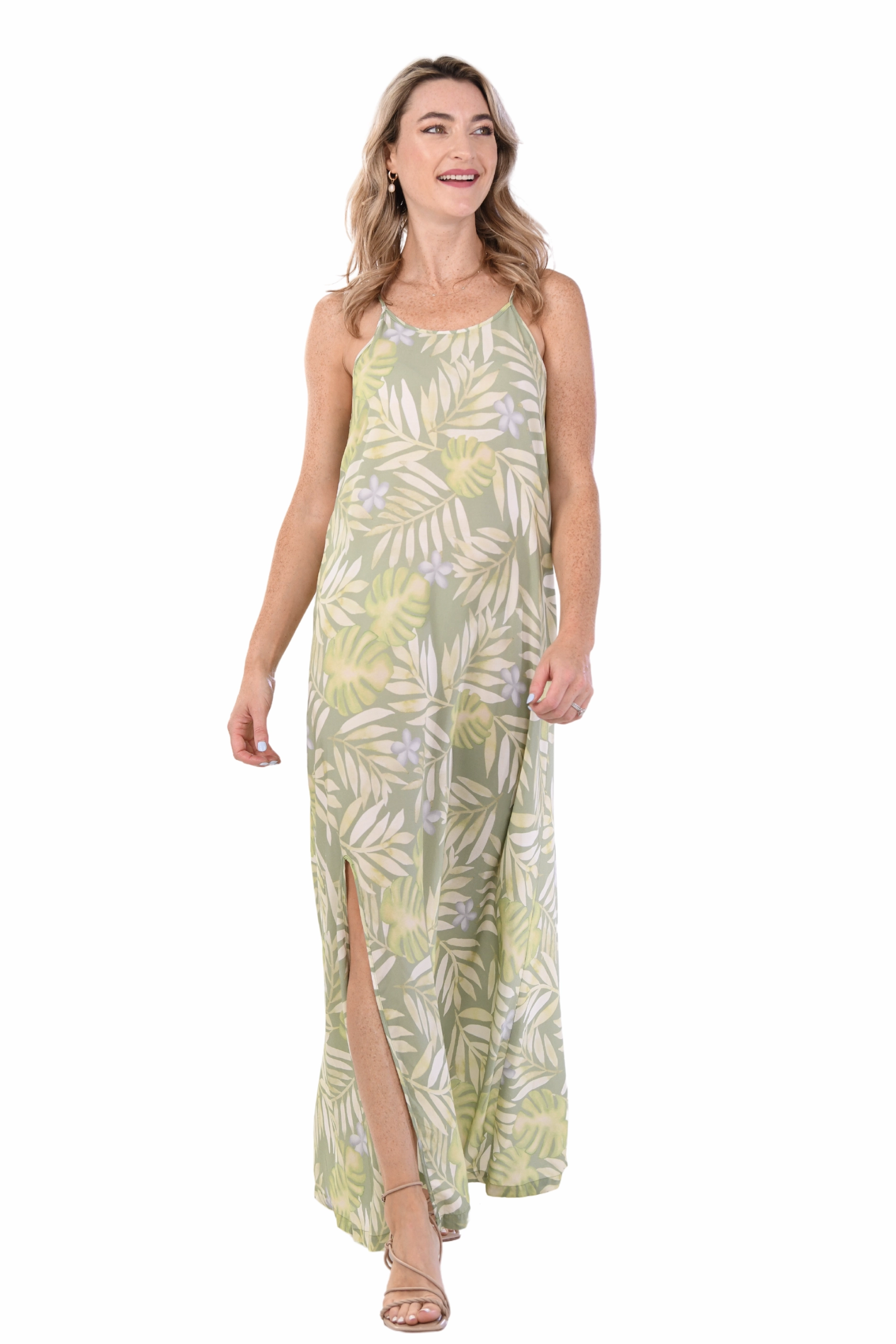 Bride Side Art Spirit Brianna Dress / Moss Palm