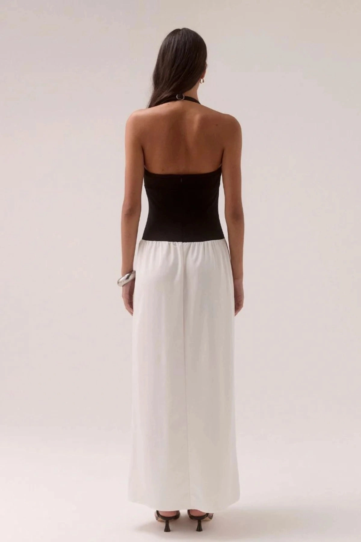 Demi Dress Black/Chalk Seasonal Essential Layered Design