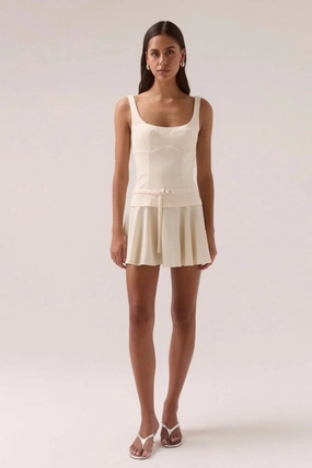 Demi Mini Dress Lemonade Chilly Day Wear Balloon-Sleeve