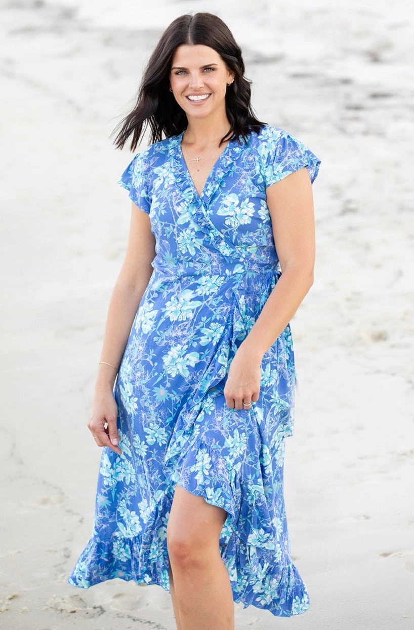 Smart and Relaxed Anytime Fit Voyager Dress / Ocean Blue