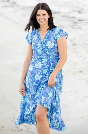 Voyager Dress / Ocean Blue elegant design
