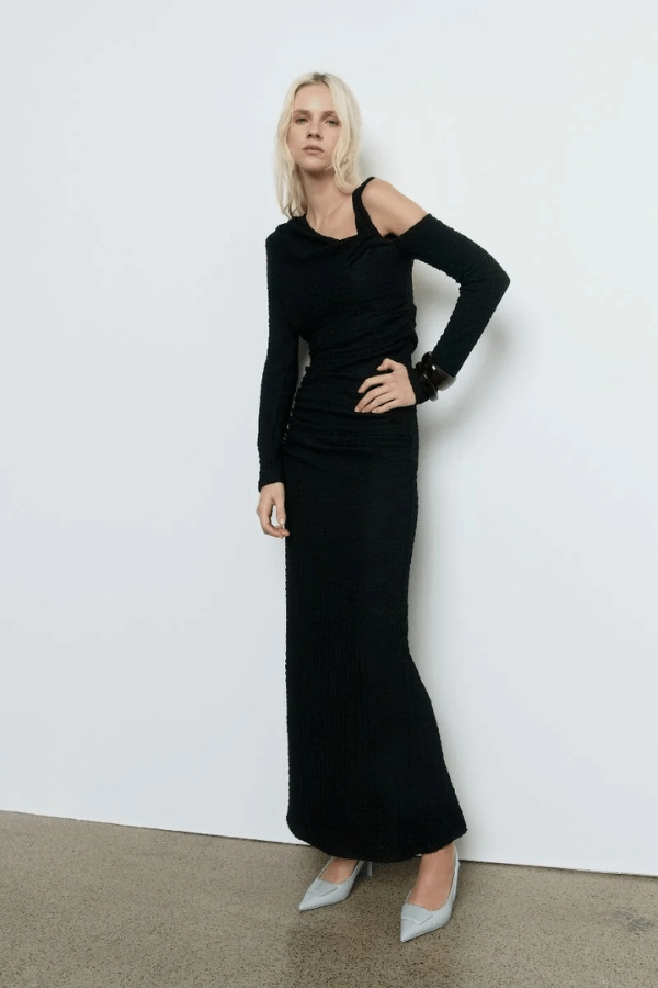 Easy Vibe Sophisticated Look Solstice Dress Black