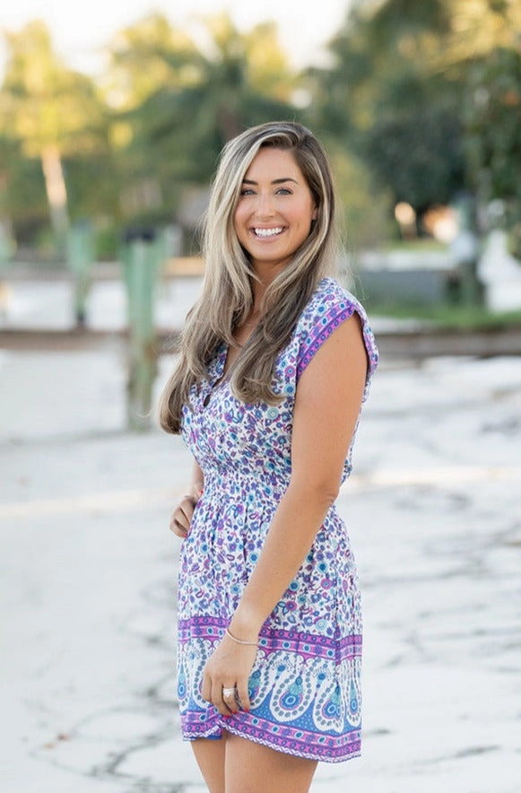 Soft Colorway Simple Texture Anna Dress / Lavender