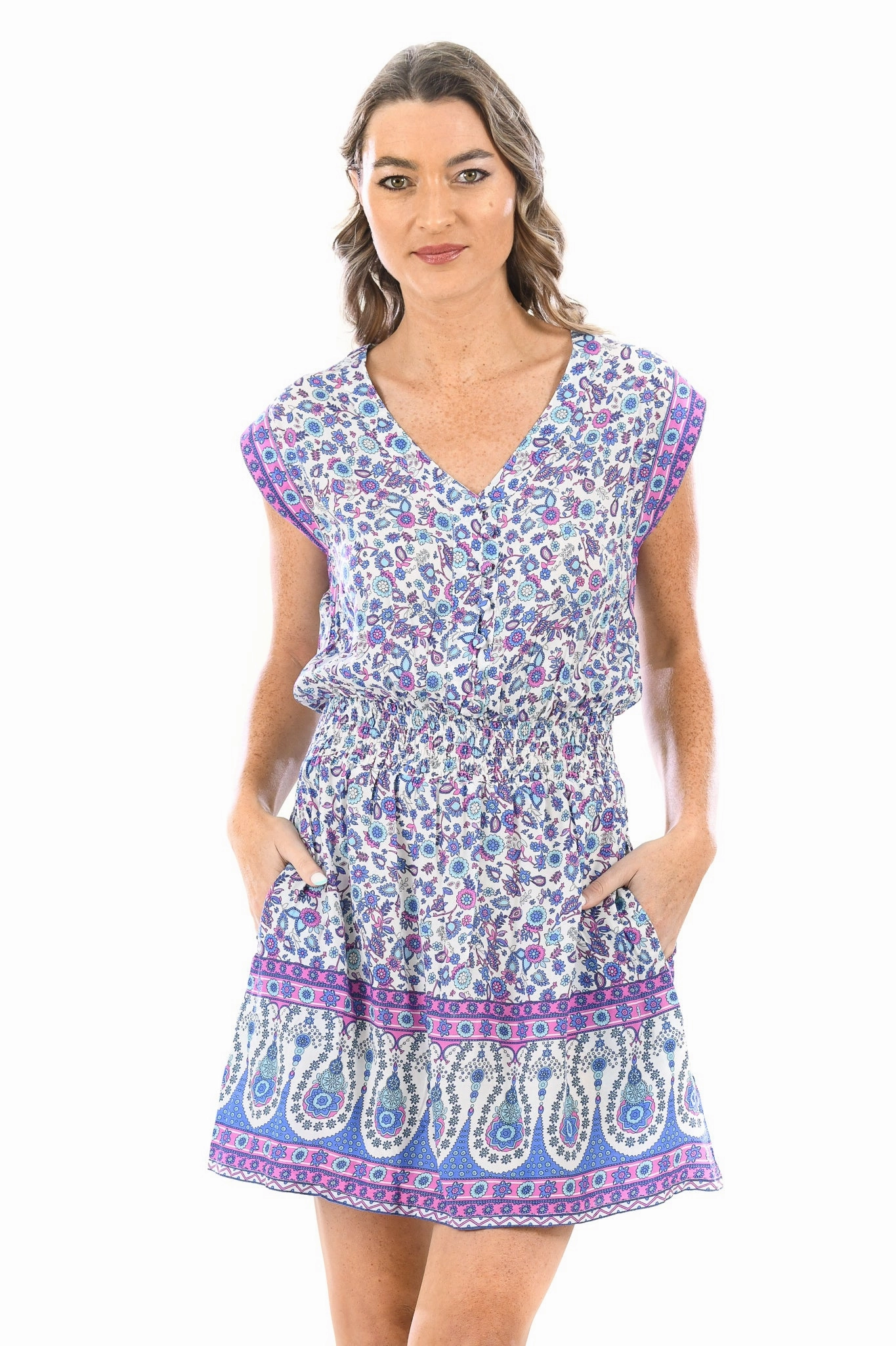 Anna Dress / Lavender Bold Look Dressy Yet Comfortable