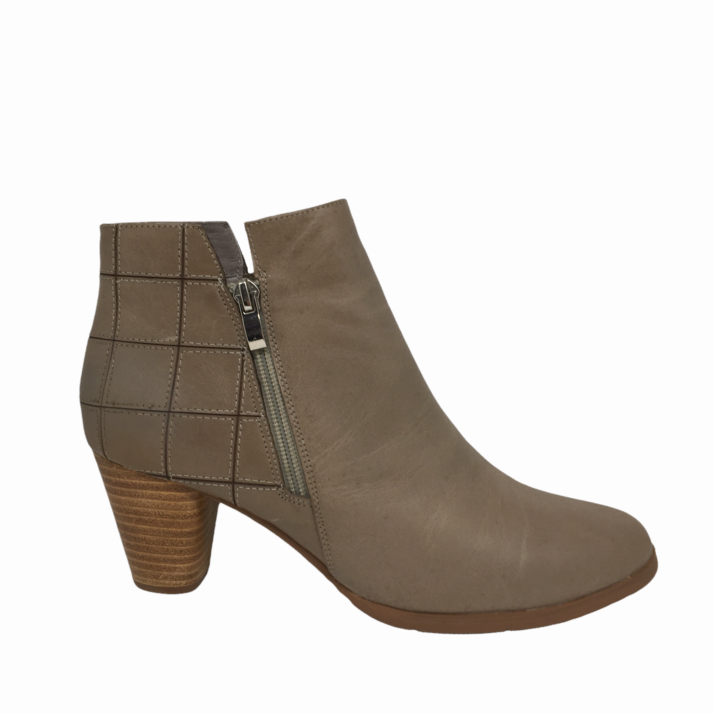 Secure Step Django & Juliette Kings Light Grey Leather boot