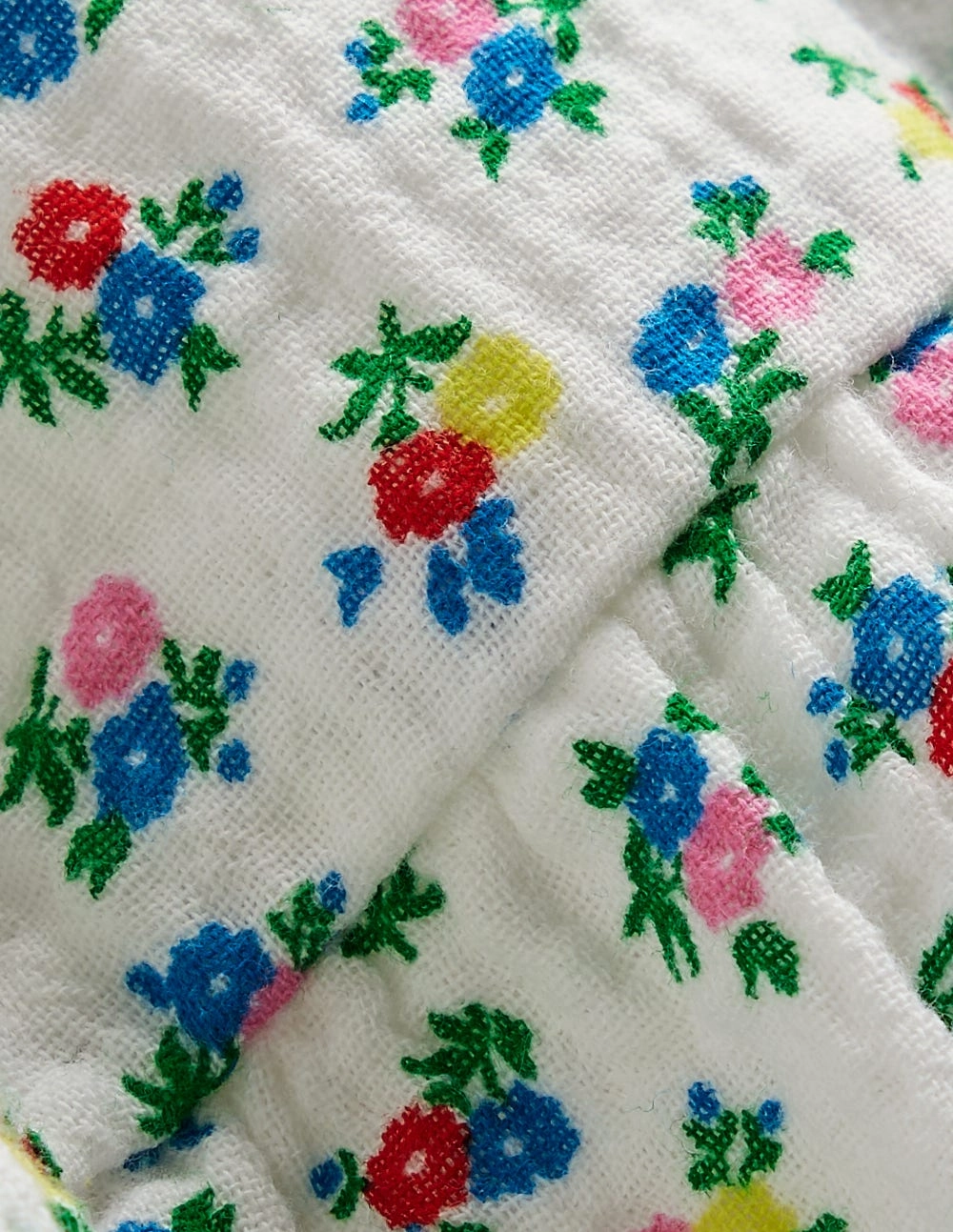 Outfit Lookbook Double Cloth Printed Skirt-Soft Ivory Ditsy Floral