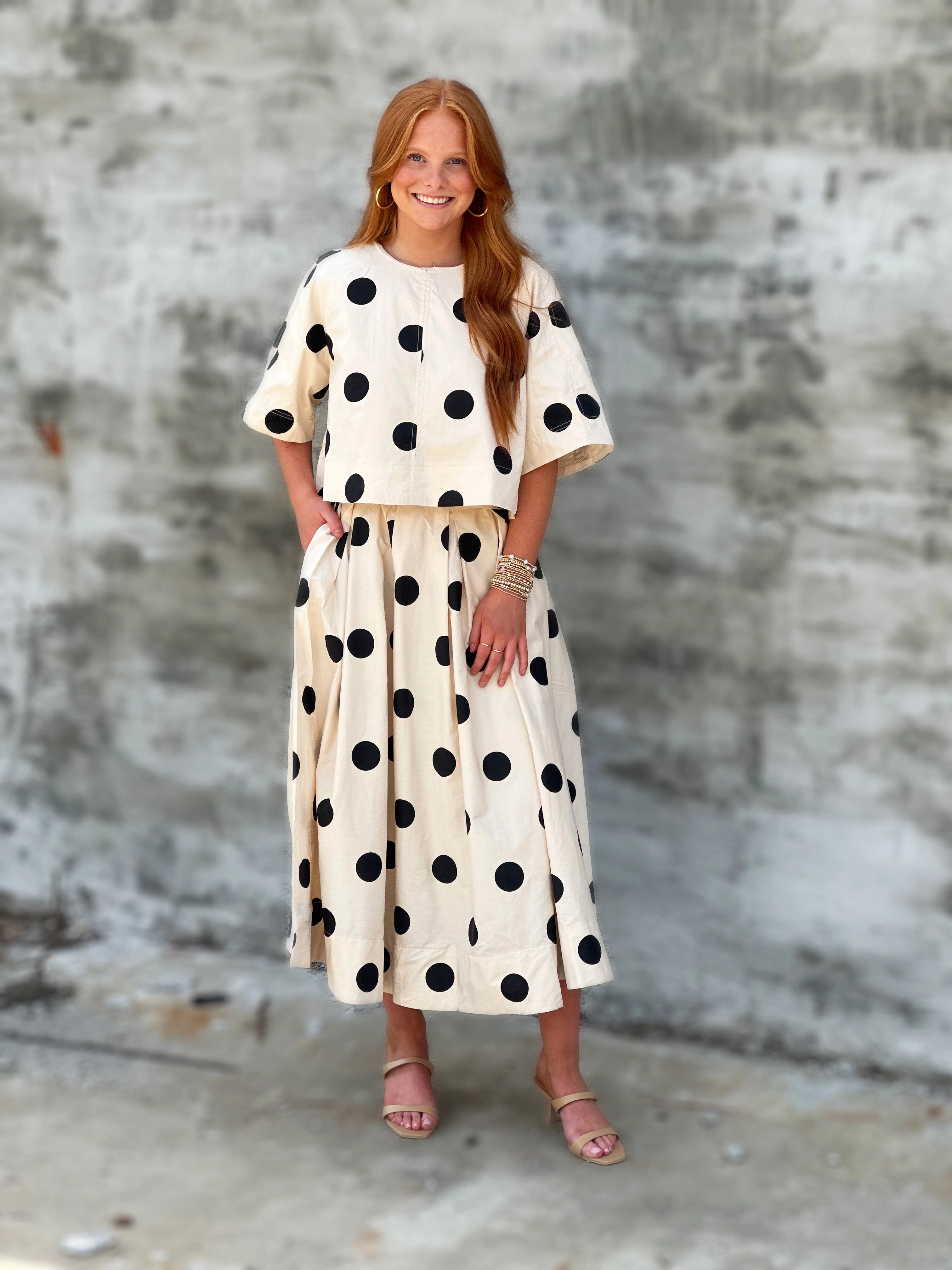 Thinking It Might Be Fun Skirt Fold Over Detail Mix Culture