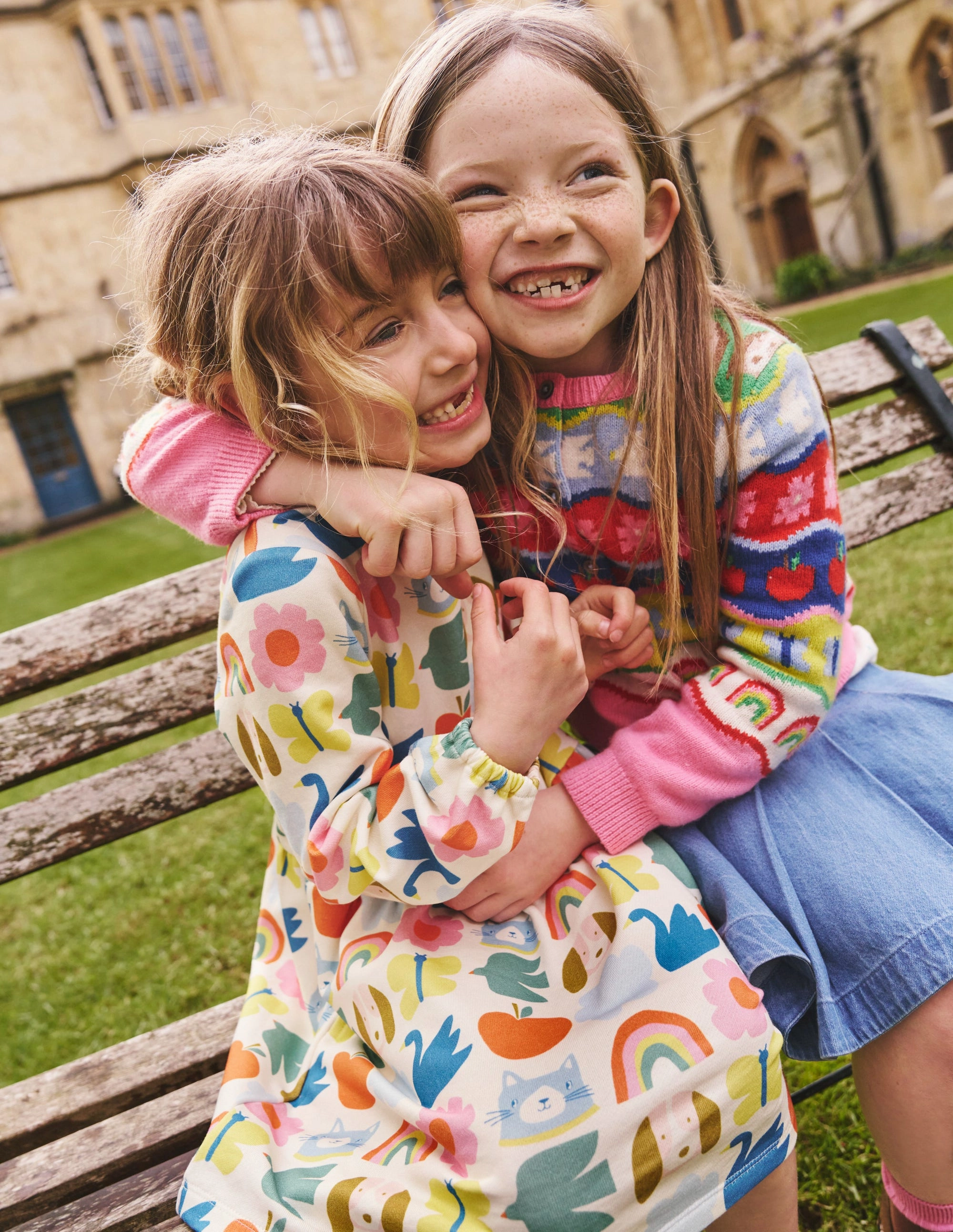 packable Loopback Sweatshirt Dress-Multi Park Life