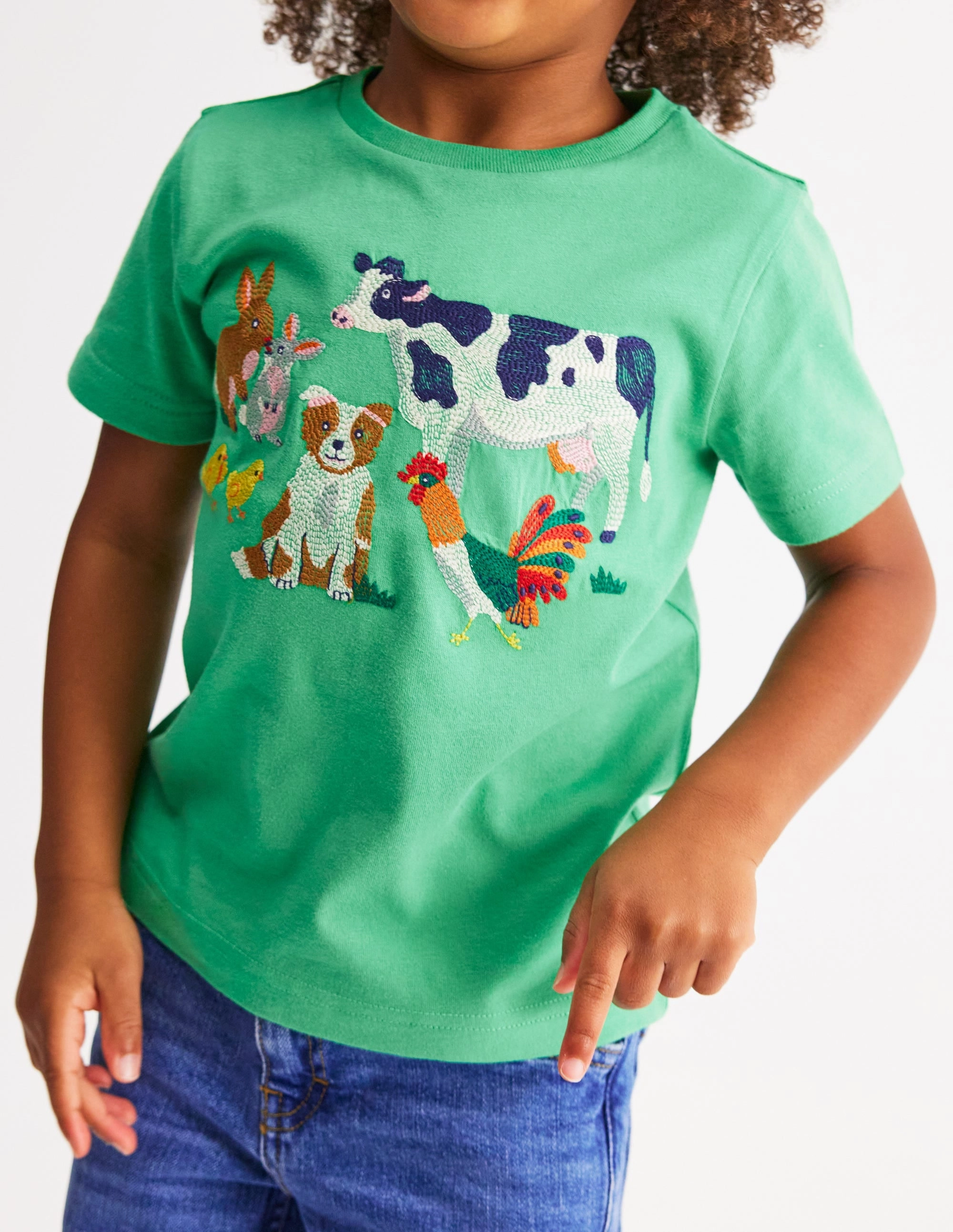 LayeredDurability Superstitch T-Shirt-Aloe Green Easter Farm