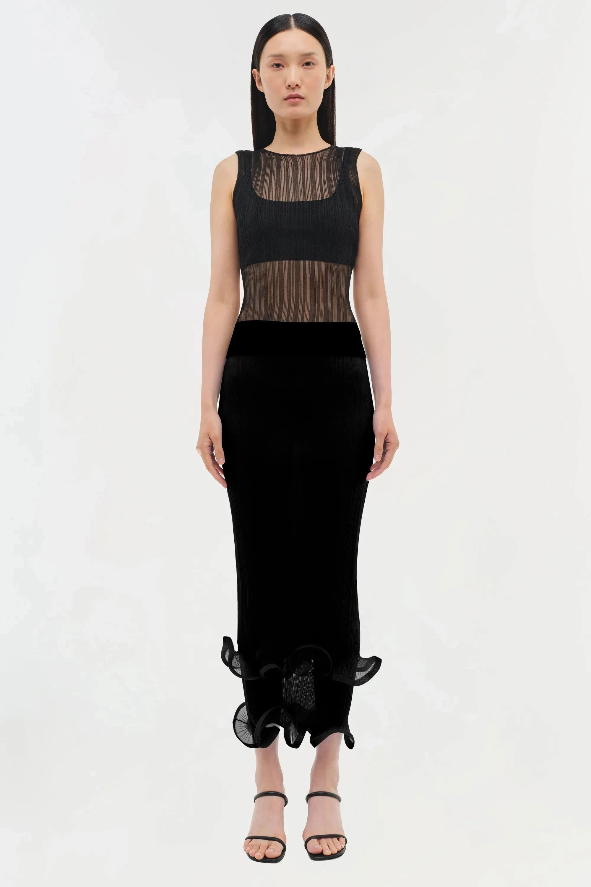 Oakley Plisse Tank Black CompressionSupportWeave