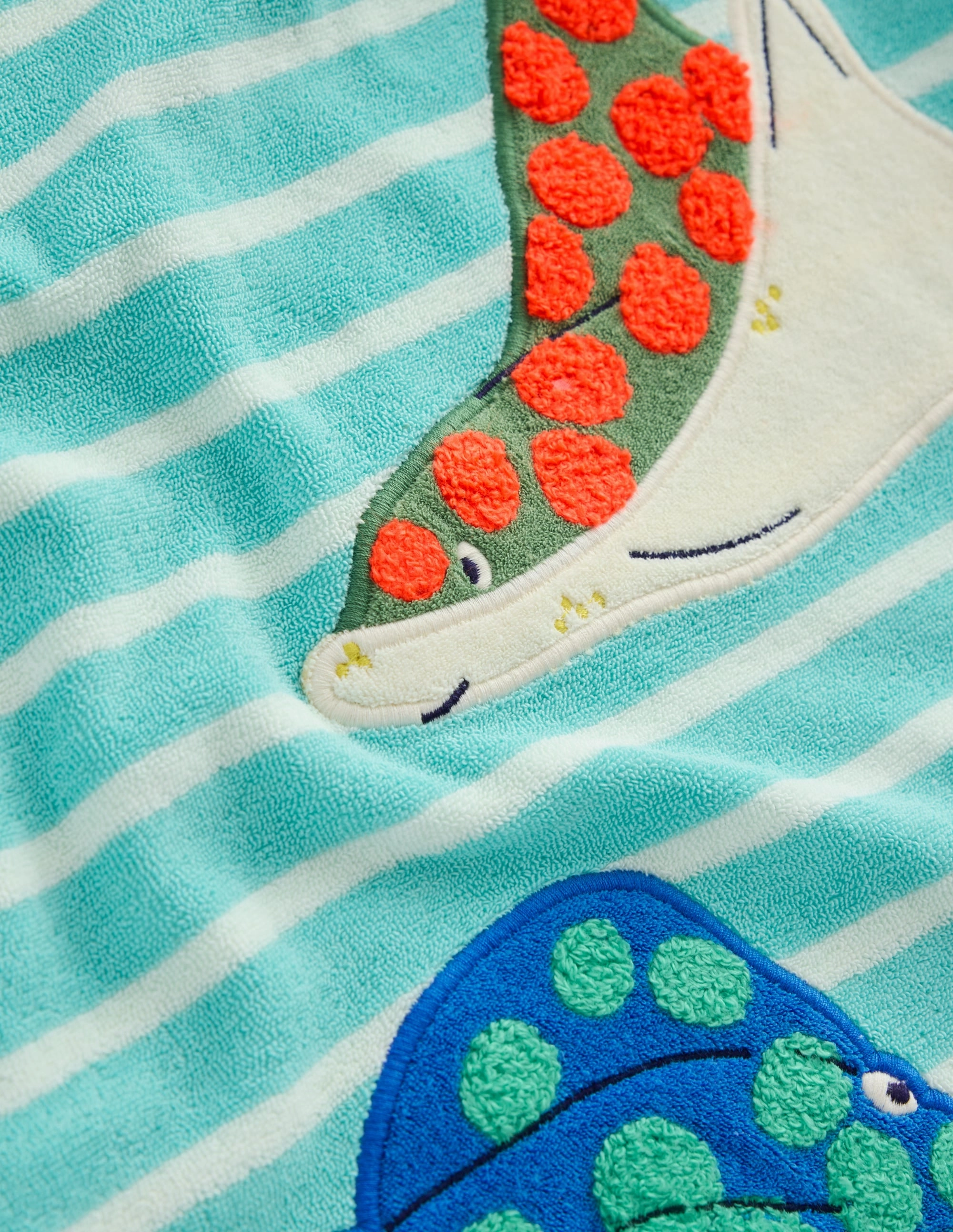 Relaxing Day Sweat Wicking Technology Appliqu Towelling Throw-on-Caribbean Blue Stingray