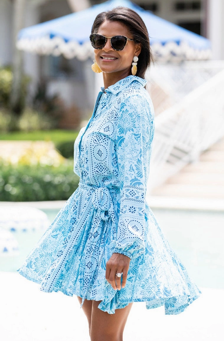 Smart Piece Alexandra Dress / Turquoise