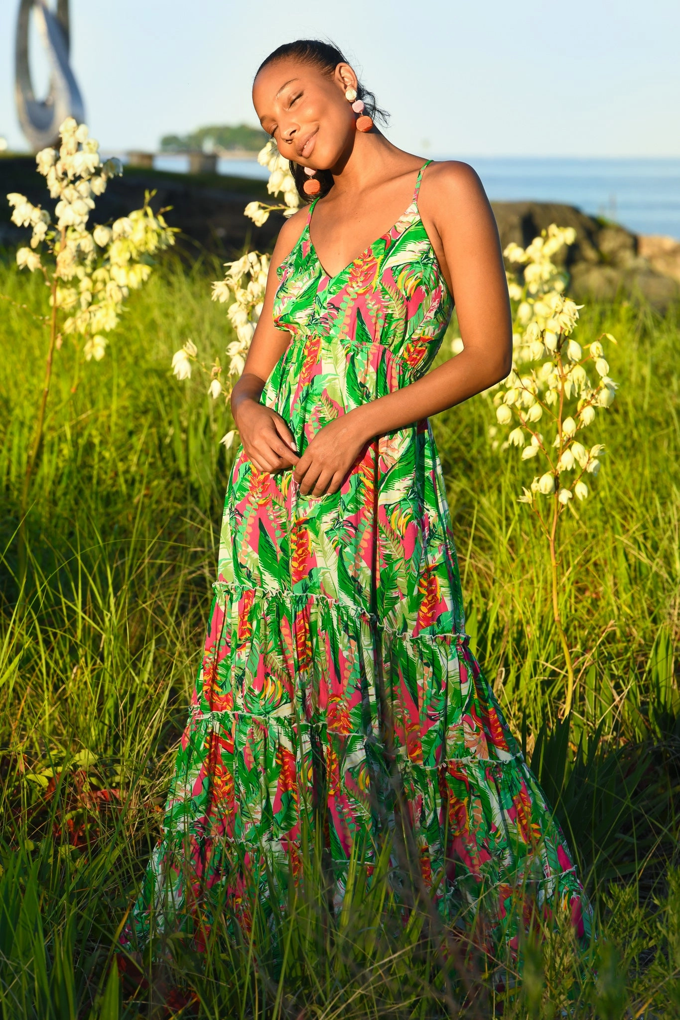 spring outfit Flexible Design Naya Dress / Jungle