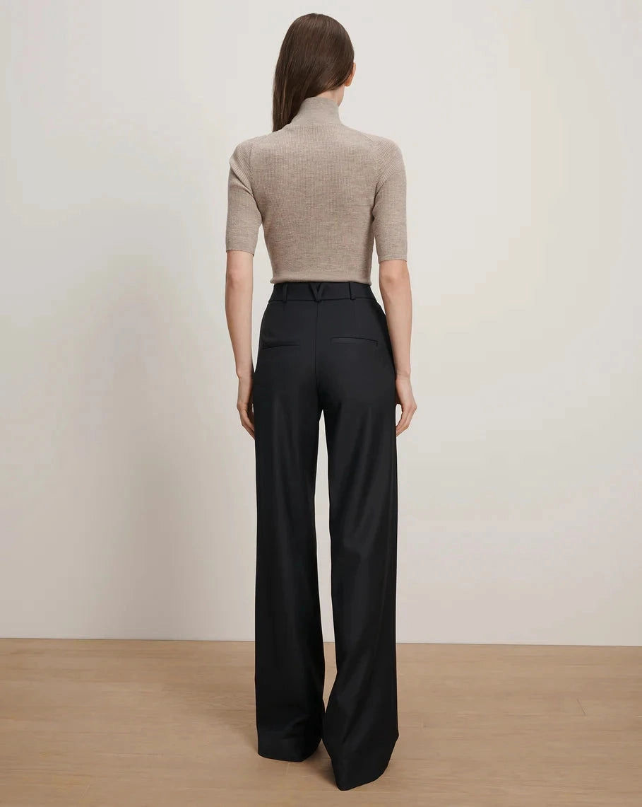 Eaton Wide-Leg Pant Navy Comfort Wearable