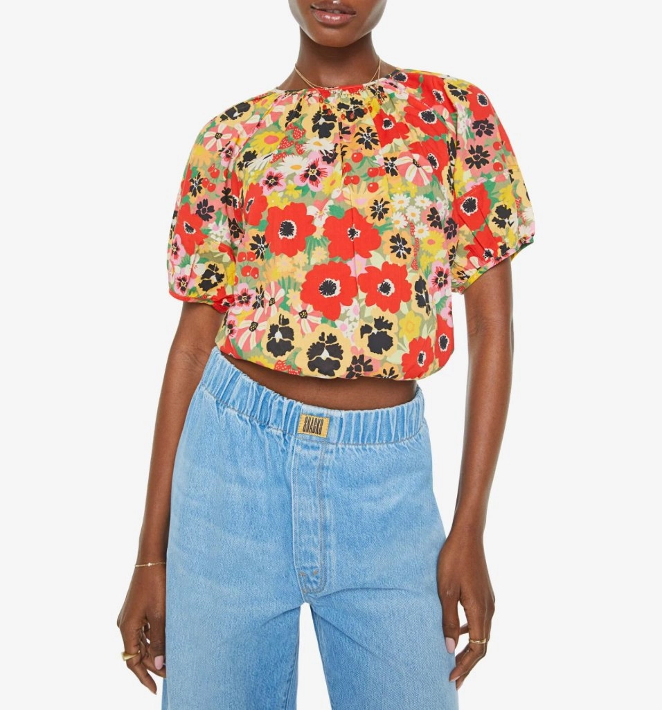 The Party In The Back Shirt Flowers Al Fresco HeavyweightThermal