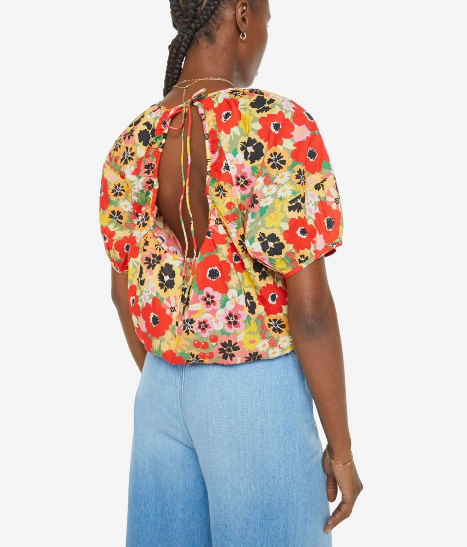 WaterResistant The Party In The Back Shirt Flowers Al Fresco