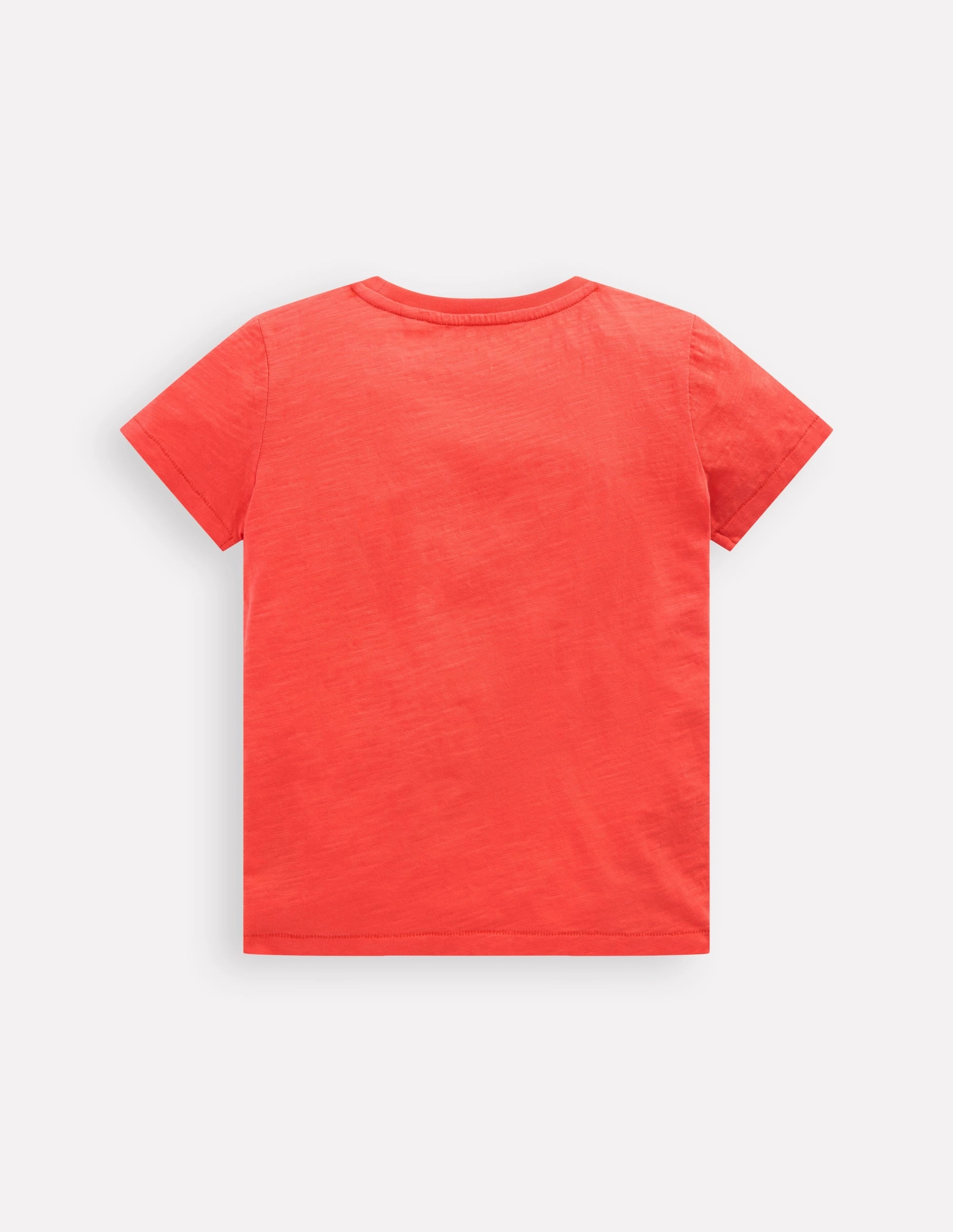 Everyday Short Sleeve T-Shirt-Coral Orange Lightweight Thermal
