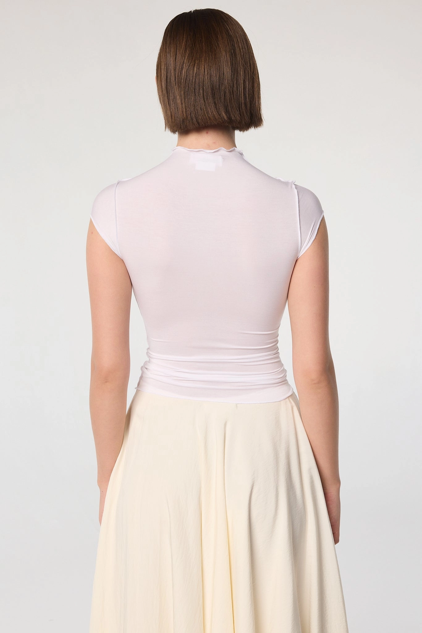 REESE MOCK NECK TOP Four Way Stretch Material