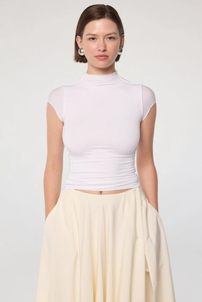 REESE MOCK NECK TOP Circular Knit Technology