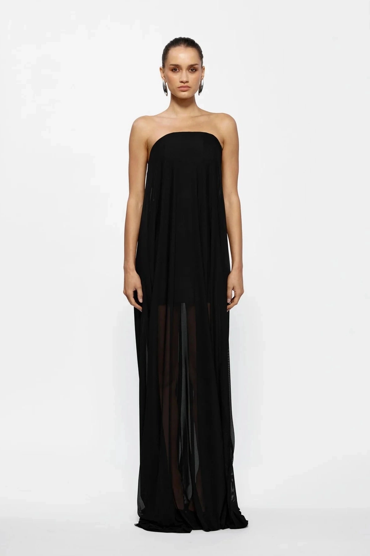 Perfect Day-to-Night Relaxed Layers Orianna Maxi Black