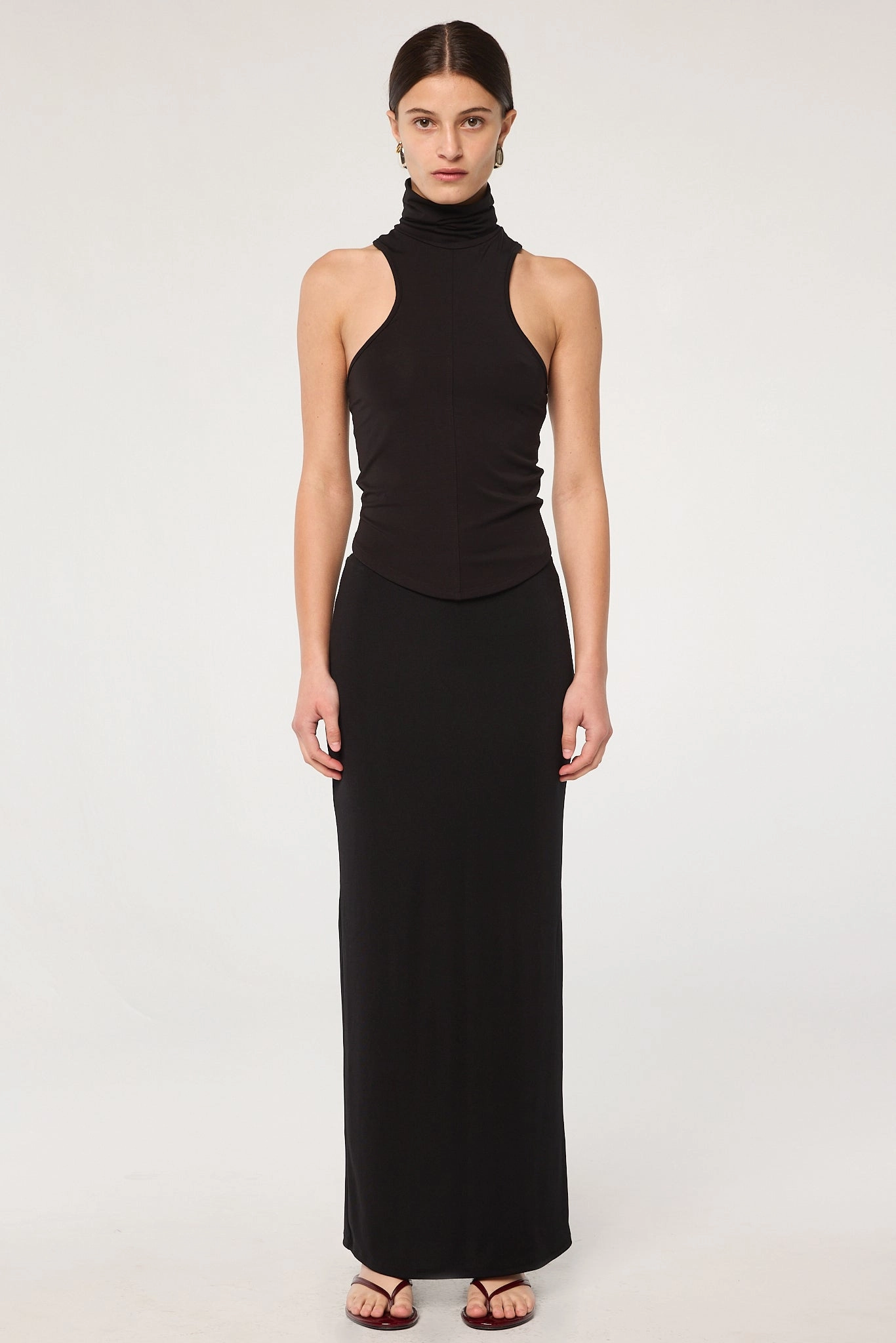 Stretchable Fit Durable Seam Construction EIZA SKIRT